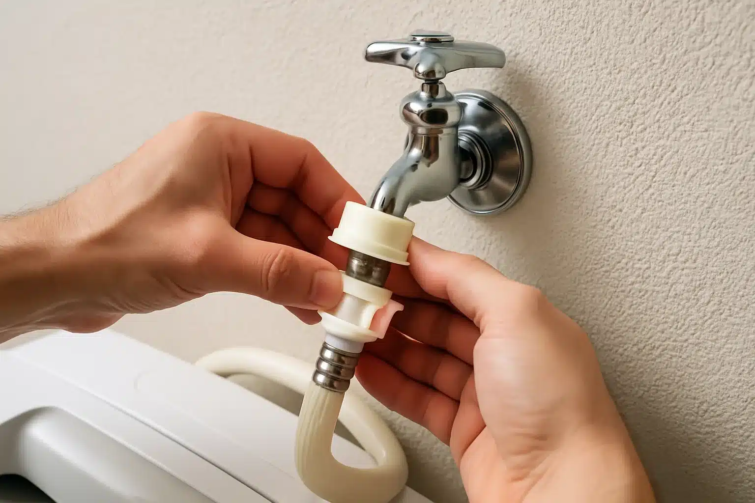 ②洗濯機の給水ホースがはまらない・奥まで入らない原因と付け方『洗濯機 給水ホース はまらない 奥まで入らない 付け方』