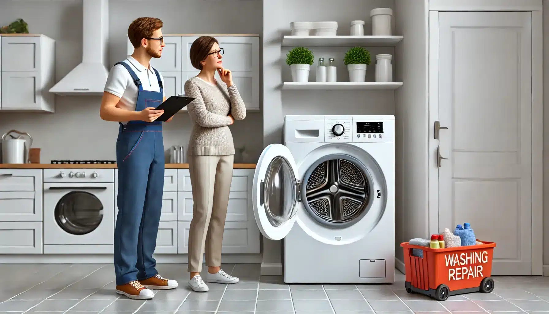 ⑨洗濯機を修理する際の費用相場はいくら?『洗濯機 モーター音 うるさくなった 脱水 ガタガタ 暴れ出す 直し方』