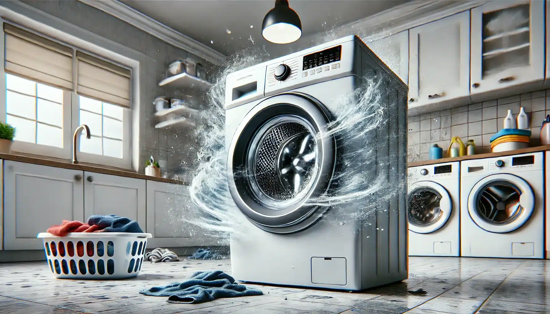 ⑤洗濯機の脱水時の異音がうるさいガタガタ揺れるのはなぜ?原因を解説『洗濯機 モーター音 うるさくなった 脱水 ガタガタ 暴れ出す 直し方』