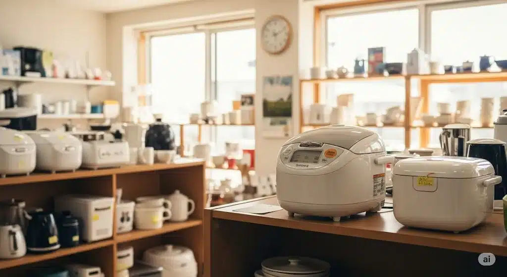 ⑬まだ使えるならリサイクルショップに出す手も『炊飯器の捨て方 不燃ごみ』