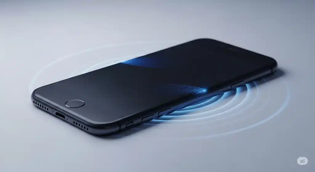 ⑯電源を切っても位置情報が分かる場合とは『iPhone 左上 時計 青い 消えない 消す』