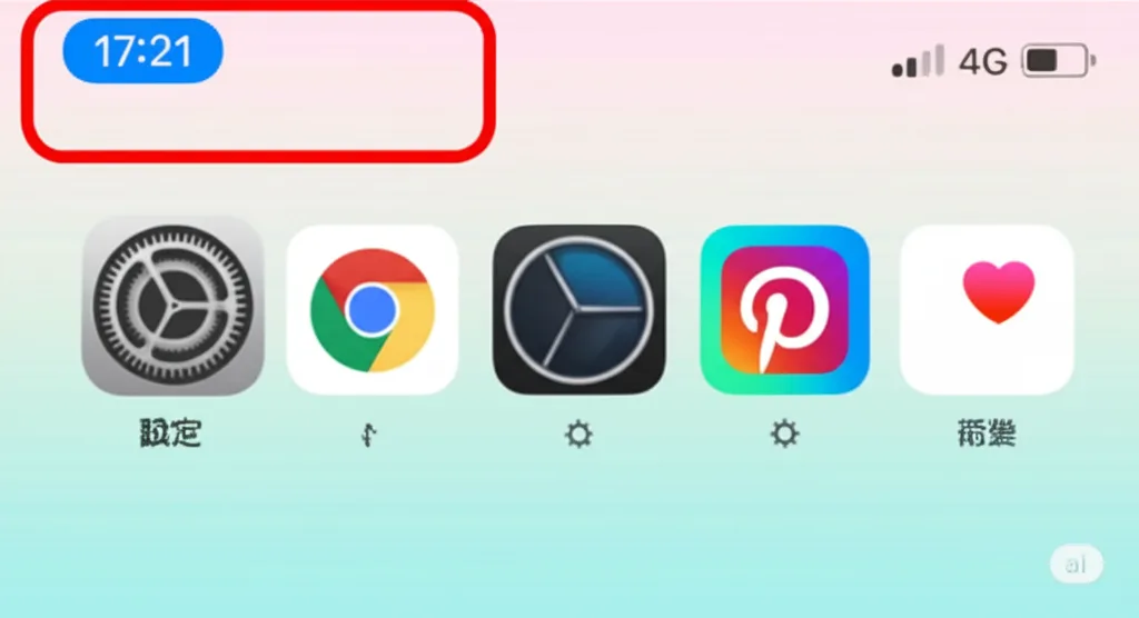 ⑨位置情報をオフにできないのはなぜ?『iPhone 左上 時計 青い 消えない 消す』