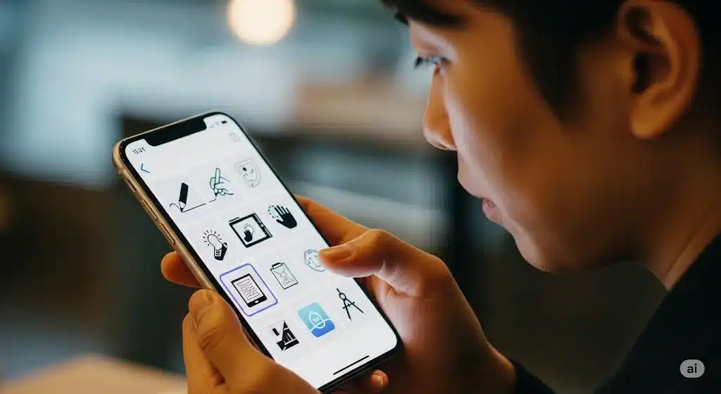 ⑦iPhone Android写し絵に最適なおすすめアプリ5選『iphone Android iPad タブレット スマホ スマートフォン PC 画面固定 アクセスガイド 写し絵 やり方 アプリ なし』