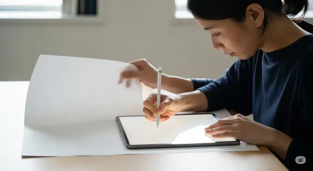 ⑧iPad タブレット PCでの画面固定のやり方『iphone Android iPad タブレット スマホ スマートフォン PC 画面固定 アクセスガイド 写し絵 やり方 アプリ なし』