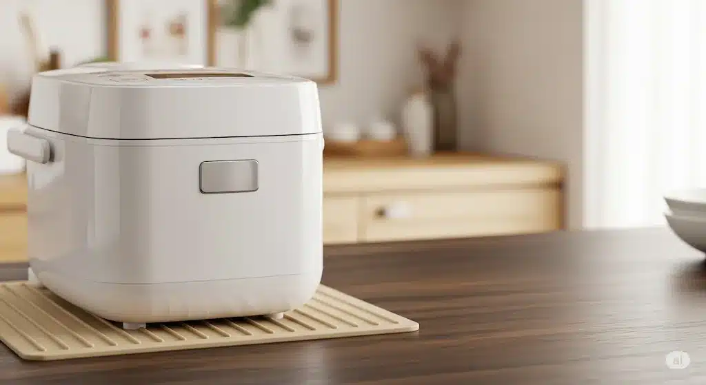 ②炊飯器の下に敷くもの｜ニトリ・100均（ダイソーなど）の基本『炊飯器の下に敷くもの 100均 ニトリ ダイソー』