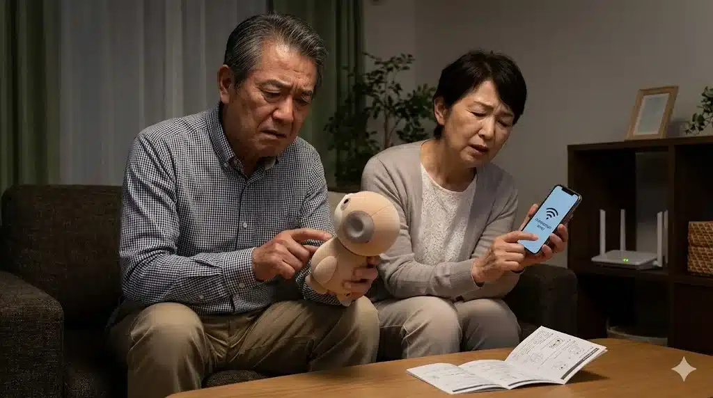 ⑤悪い口コミにある会話上限や通信の不満点『高齢者 ポケとも どこで買える 口コミ デメリット 月額 値段 価格 ワイファイ(Wi-Fi)なし』