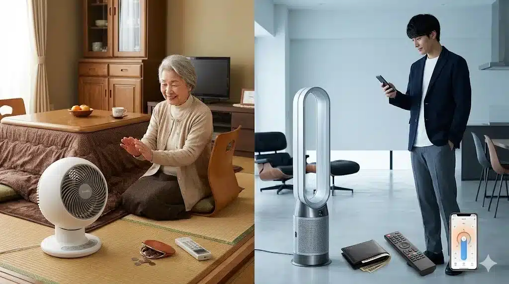 ⑧他社の温冷サーキュレーターと比較した違い『ファミラ ひえぽか温冷サーキュレーター 口コミ 電気代』