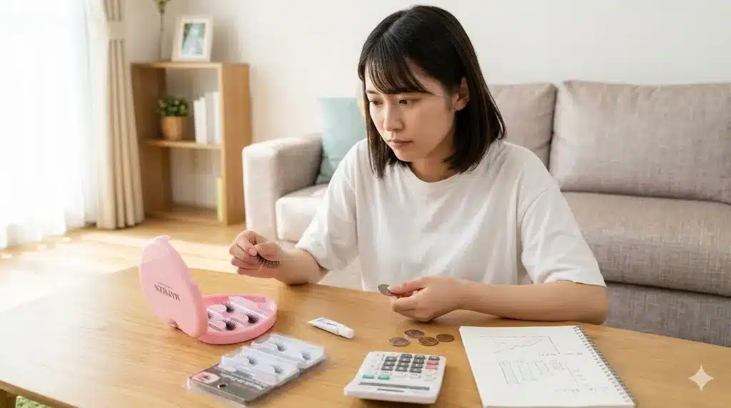 ⑭おすすめのマグネットつけまつげとコスパ比較『MAYSEEN WOSADO マグネット式 つけまつげ 危険性 知恵袋 口コミ 種類 デメリット 付け方』