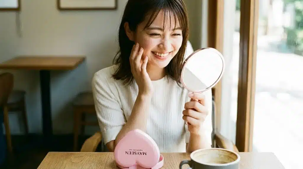 ⑬MAYSEENマグネット式つけまつげの良い口コミ『MAYSEEN WOSADO マグネット式 つけまつげ 危険性 知恵袋 口コミ 種類 デメリット 付け方』