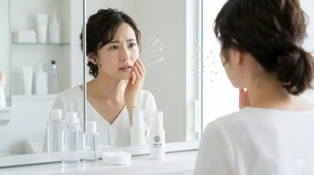 ⑪チクチクする痛みは副作用か正常な反応か『長寿の里 シリカニードルセラム 副作用 効果 口コミ 効果なし 500円』