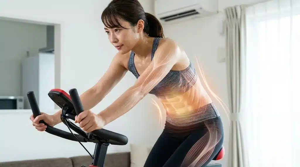 ⑫本当に痩せるのか?短時間で効果が出る生体力学的なメカニズム『スリムコアバイク2 効果 口コミ 1と2の違い』