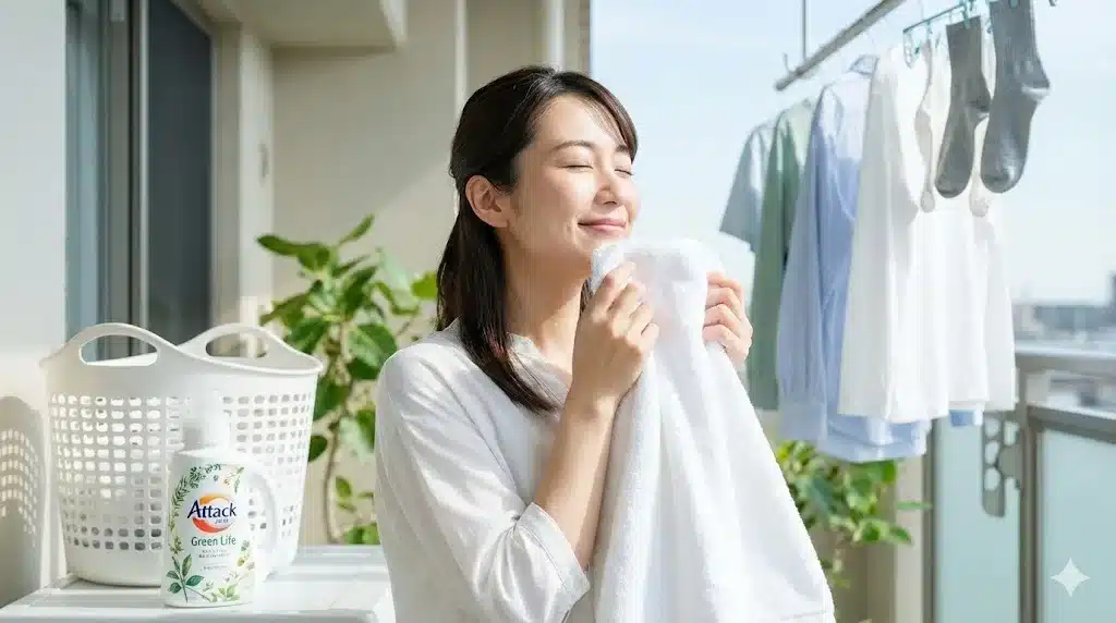 ⑨香りが良い？アタックゼログリーンライフの口コミ評価『アタックゼロ 評判悪い グリーンライフ 口コミ 部屋干し違い』