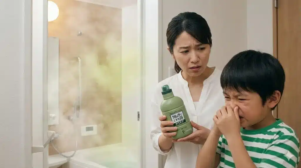 ⑨ツムラのくすり湯の悪い口コミとデメリット『ツムラのくすり湯 臭い 白髪 口コミ アトピー 背中ニキビ どこで売ってる』