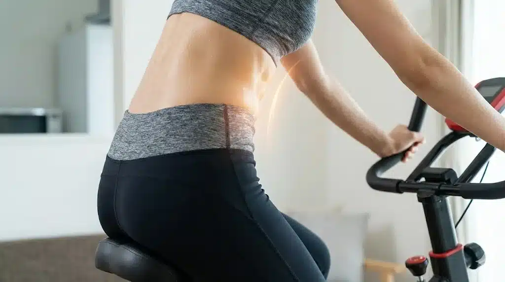 ⑬サドルが硬い理由は体幹を使うための意図的な設計『スリムコアバイク2 効果 口コミ 1と2の違い』