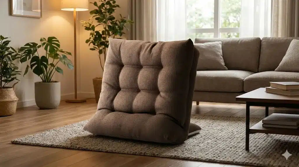 ⑥筆者が実際に購入し使用した状況をレポートしレビュー『カインズ どこでも 背もたれ クッション 滑る 口コミ ニトリ』