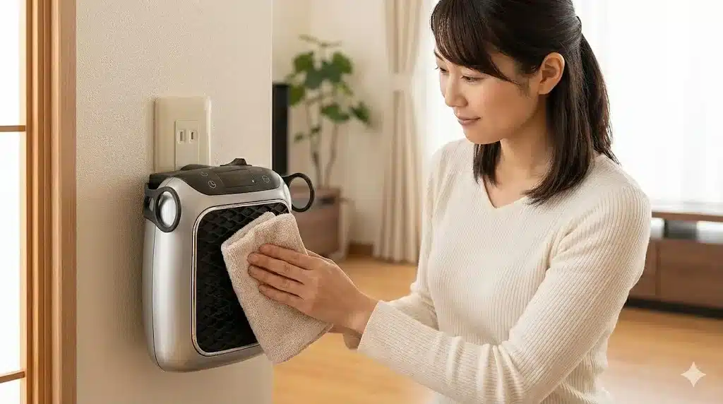 ⑪掃除やフィルター不要？ここ暖ヒートコネクトの手入れ方法『ここ暖(だん)ヒートコネクト 口コミ 電気代 安全性 使い方 amazon 』