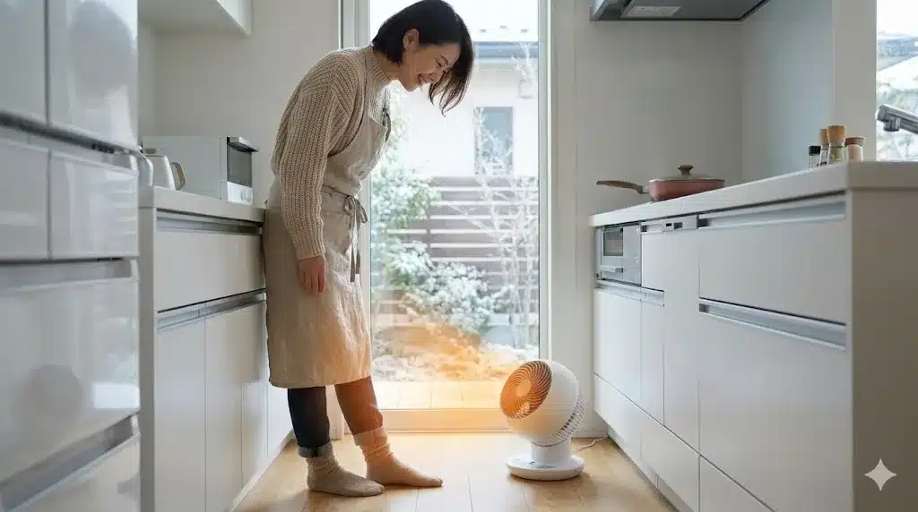 ④ひえぽか温冷サーキュレーターの暖房効果や評判『ファミラ ひえぽか温冷サーキュレーター 口コミ 電気代』