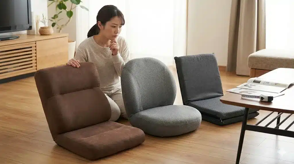 ⑩ニトリと比較！どっちがいいか代替品も含め徹底検証『カインズ どこでも 背もたれ クッション 滑る 口コミ ニトリ』