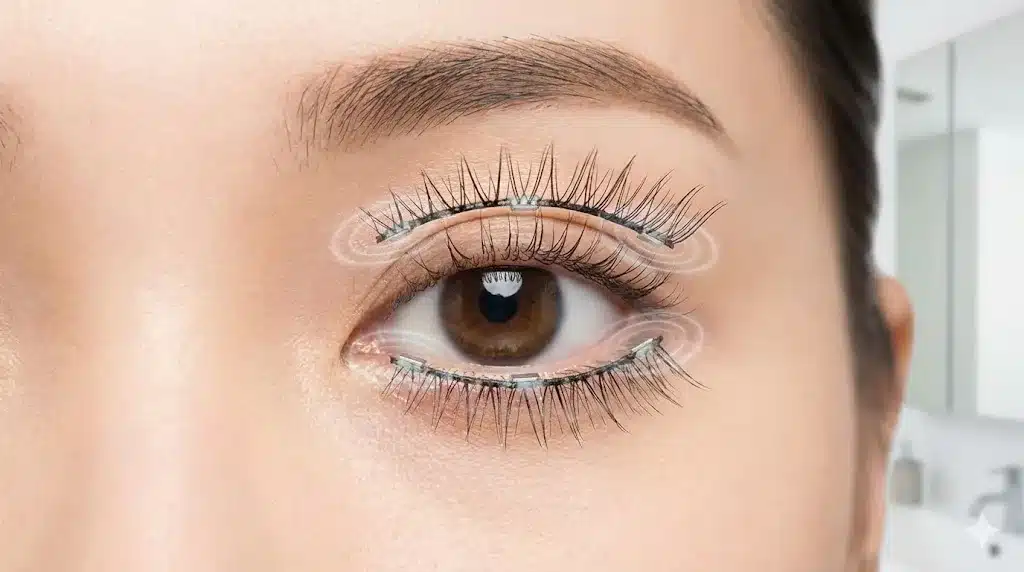 ③マグネットつけまつげの仕組み『MAYSEEN WOSADO マグネット式 つけまつげ 危険性 知恵袋 口コミ 種類 デメリット 付け方』