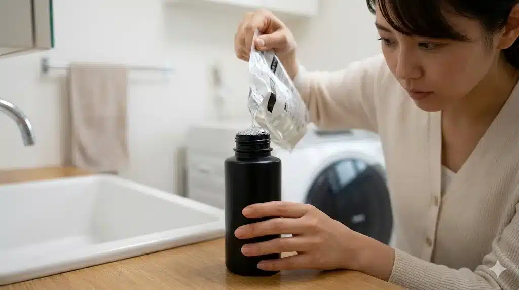 ⑮液漏れ注意！アタックゼロ詰め替えのコツと裏技『アタックゼロ 評判悪い グリーンライフ 口コミ 部屋干し違い』