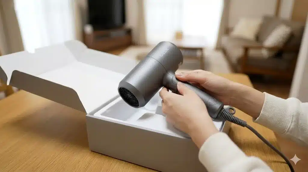 ⑪どこの国で製造されたのか『コストコ GEEKヘアドライヤー どこの国 口コミ どこのメーカー 使い方』