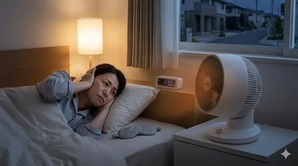 ⑥ひえぽか温冷サーキュレーターの音はうるさいか『ファミラ ひえぽか温冷サーキュレーター 口コミ 電気代』