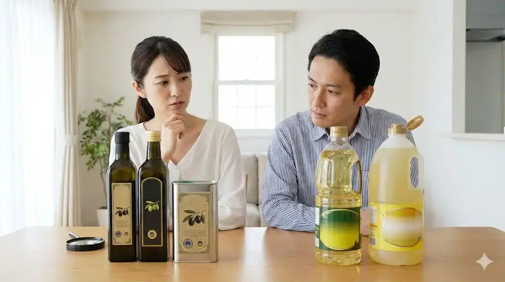 ⑩本物のオリーブオイルと偽物の早分かり一覧表『オリタリア社 オリーブオイル 偽物 口コミ 本物 見分け方 一覧』