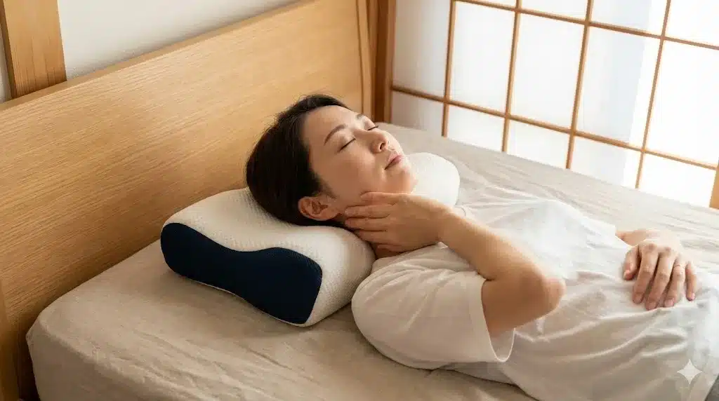 ⑧Derila枕の使い心地とストレートネックへの評判『derila ergo デリラエルゴ 枕 口コミ 評判 どこの国 公式サイト』