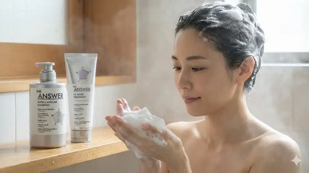 ⑮効果的な使い方と泡立ての重要なコツ『ジアンサーシャンプー悪い口コミ 頭皮臭い 抜け毛 合わない人 どれが良い』