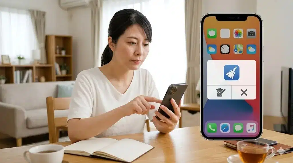 ⑬マイティークリーナーのアンインストールと削除手順『マイティークリーナー 怪しい 口コミ 悪質なアプリ 消し方 偽クリーナーアプリ一覧 安全』