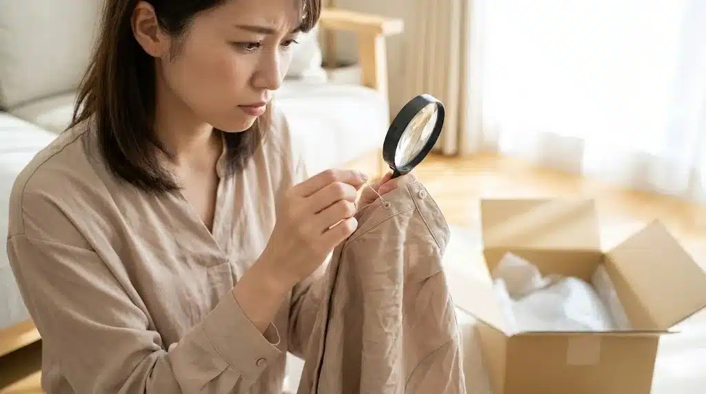 ⑬悪い口コミで見るエシカの品質や縫製『エシカ(ESICA) 服 どこの国 口コミ ZOZO 届かない』