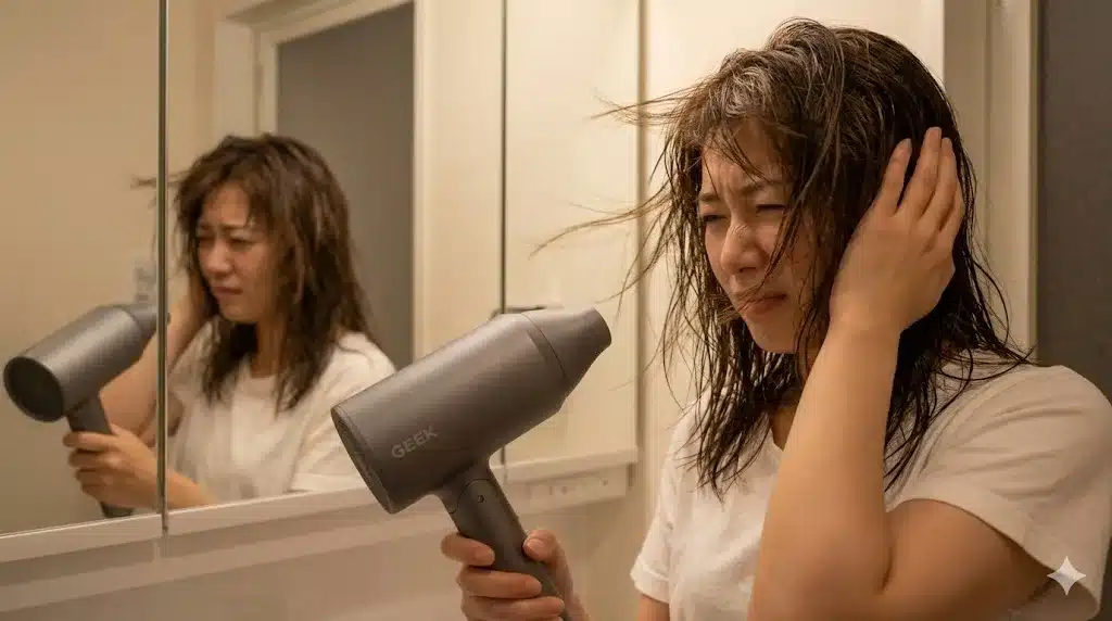 ⑦悪い口コミと音のデメリット『コストコ GEEKヘアドライヤー どこの国 口コミ どこのメーカー 使い方』