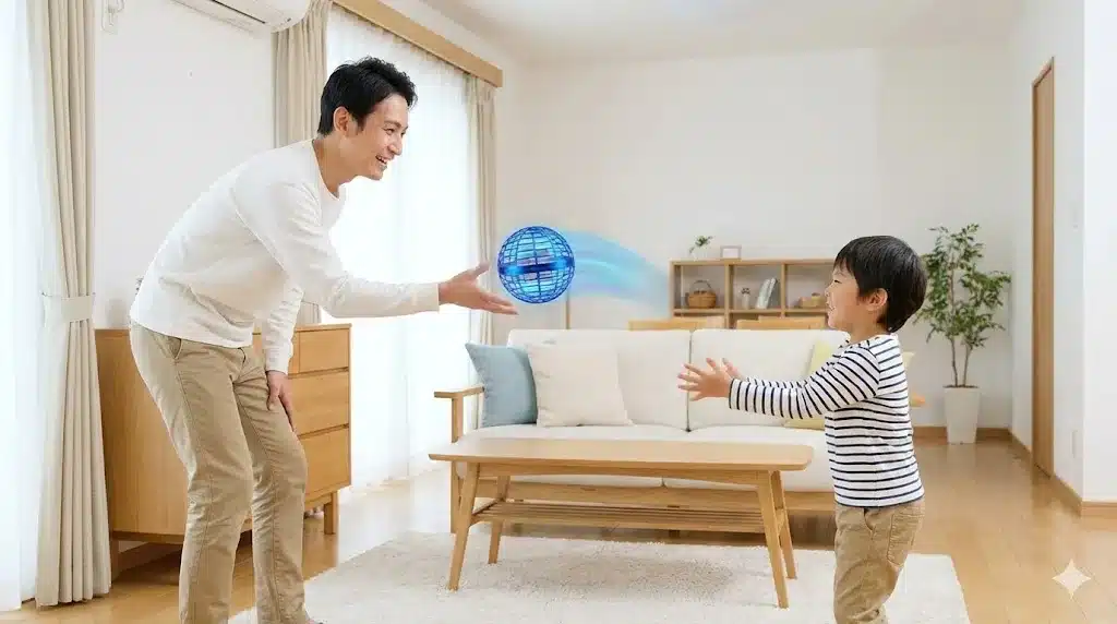 ⑫楽しいフライングボールの遊び方と上達のコツ『マジックフライングボール 飛ばない 偽物 本物見分け方 口コミ 遊び方』