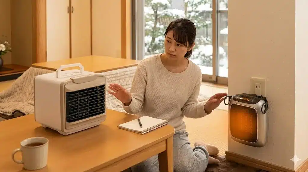 ⑭違いは？ヒートクールワンとヒートコネクトを徹底比較『ここ暖(だん)ヒートコネクト 口コミ 電気代 安全性 使い方 amazon 』