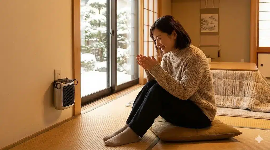 ⑧ここ暖ヒートコネクトは暖まらない？効果的な使い方と設置『ここ暖(だん)ヒートコネクト 口コミ 電気代 安全性 使い方 amazon 』