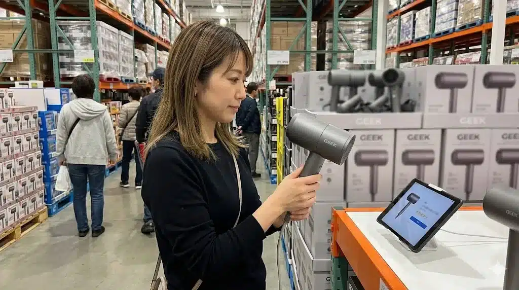 ②コストコGEEKヘアドライヤーどこの国?口コミと基本スペック『コストコ GEEKヘアドライヤー どこの国 口コミ どこのメーカー 使い方』