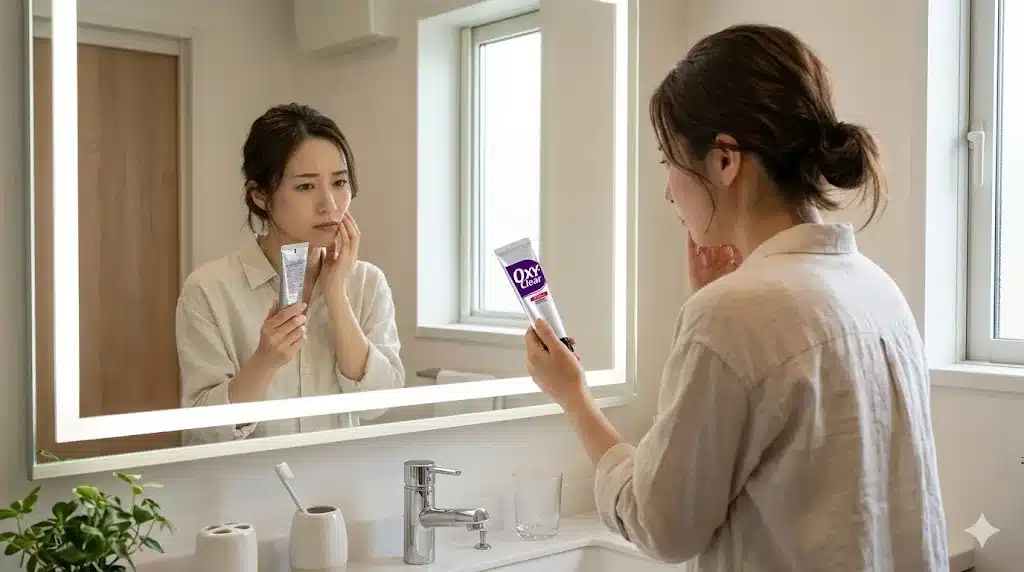 ⑤低評価の真相!知覚過敏など悪い口コミを解説『オキシークリア 歯磨き粉 口コミ 白くなる 紫 パープル』