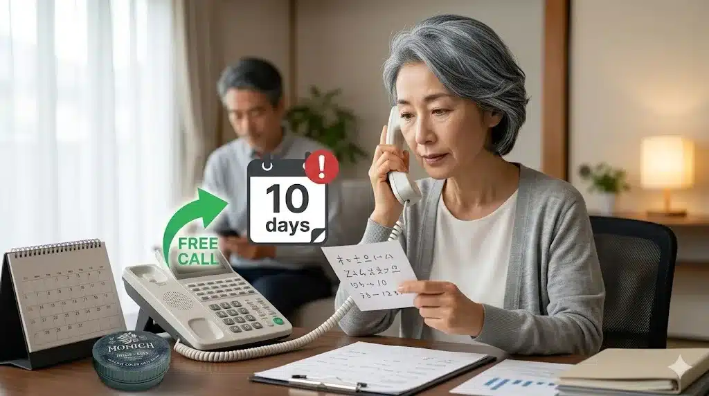 ⑬ニューモニカカラーワックスの解約手続き『ニュー モニカカラーワックス 口コミ シルバー 販売店 評判 楽天 グレー 解約』