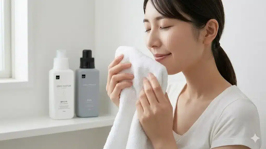 ④実際の実際の洗浄力と汚れ落ちの評価『マツキヨmatsukiyoの洗濯洗剤 ゼロパルファム 口コミ 成分 洗浄力 部屋干し』