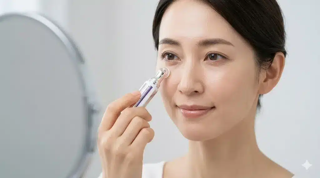 ④バクチニードルショットの良い口コミと評判『バクチニードルショットアイクリーム 口コミ 効果 使い方 どこに売ってる 二重になる』