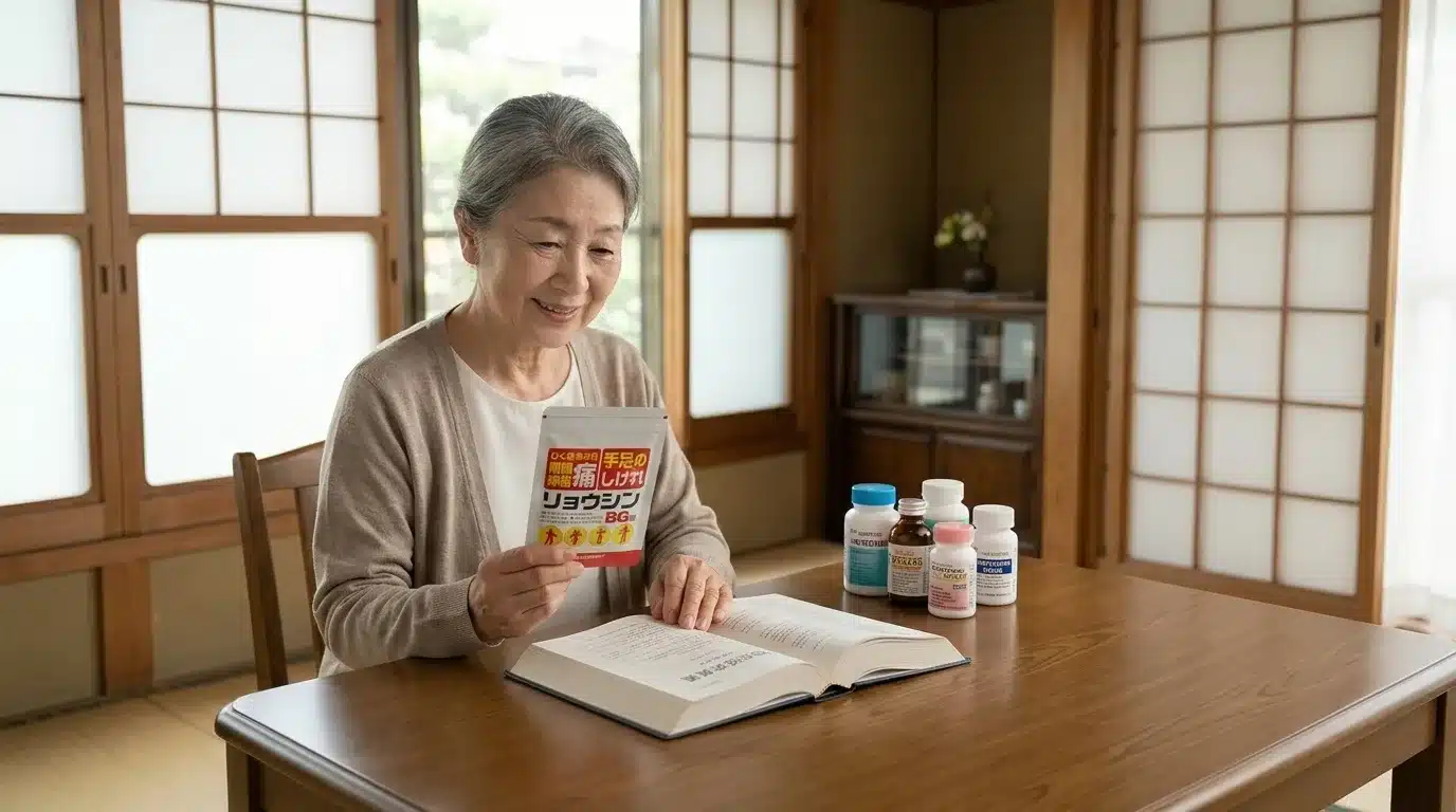 ⑭第3類医薬品であり無承認薬ではない『富山常備薬 リョウシンBG錠は効きますか 怪しい 口コミ 成分 BG錠JV錠違い 副作用』